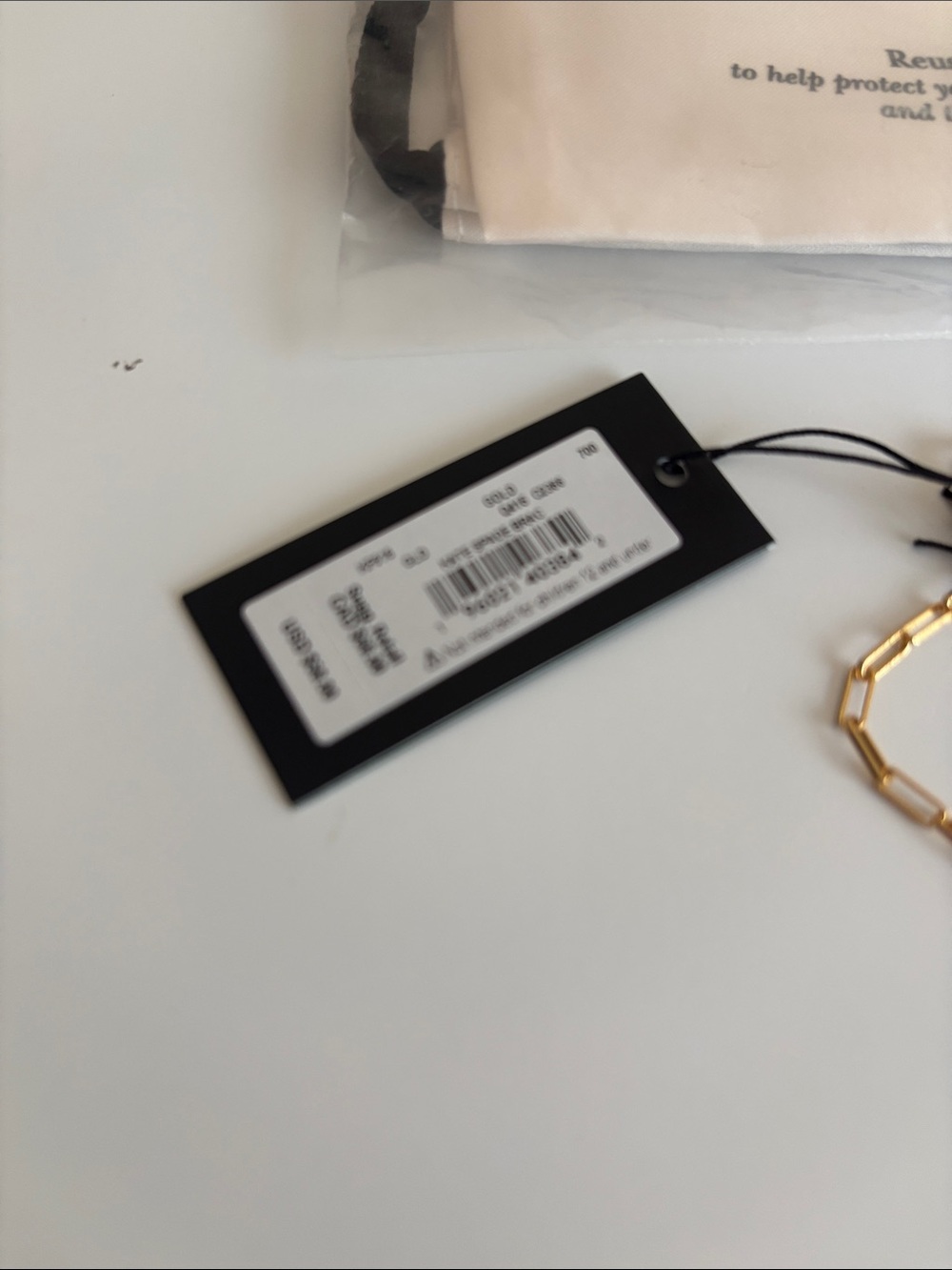 Kate Spade ♠️ Gold Chain Bracelet with Initial 'S' Disc with Dusty - Picture 3 of 6